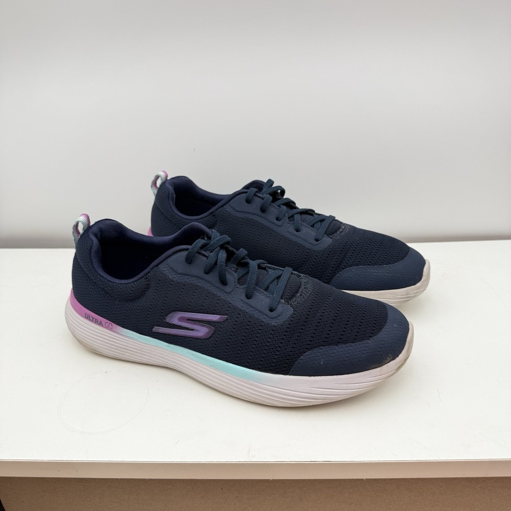 Skechers GOrun 400 V.2 Light Impact Running Shoes Womens 9.5 Low Blue 128190